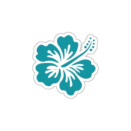 Wanderlust Hibiscus Die-Cut Sticker