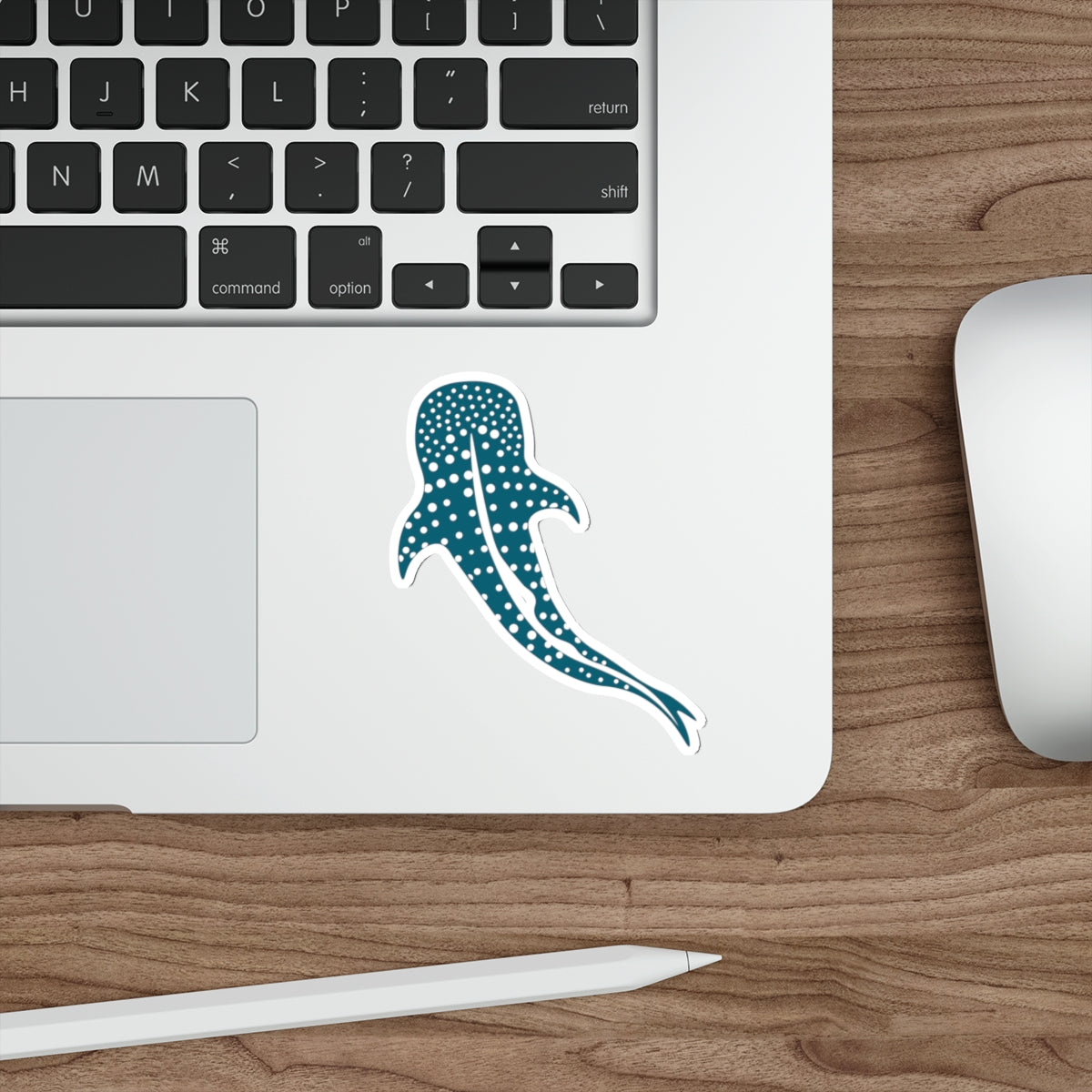 Wanderlust Whale Shark Die-Cut Sticker