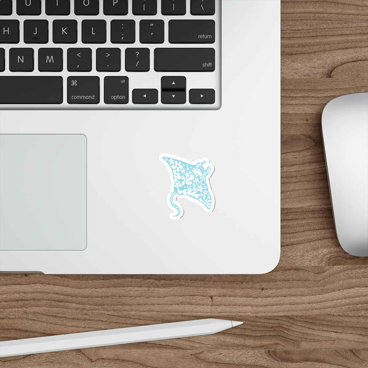 Wanderlust Manta Ray Die-Cut Sticker