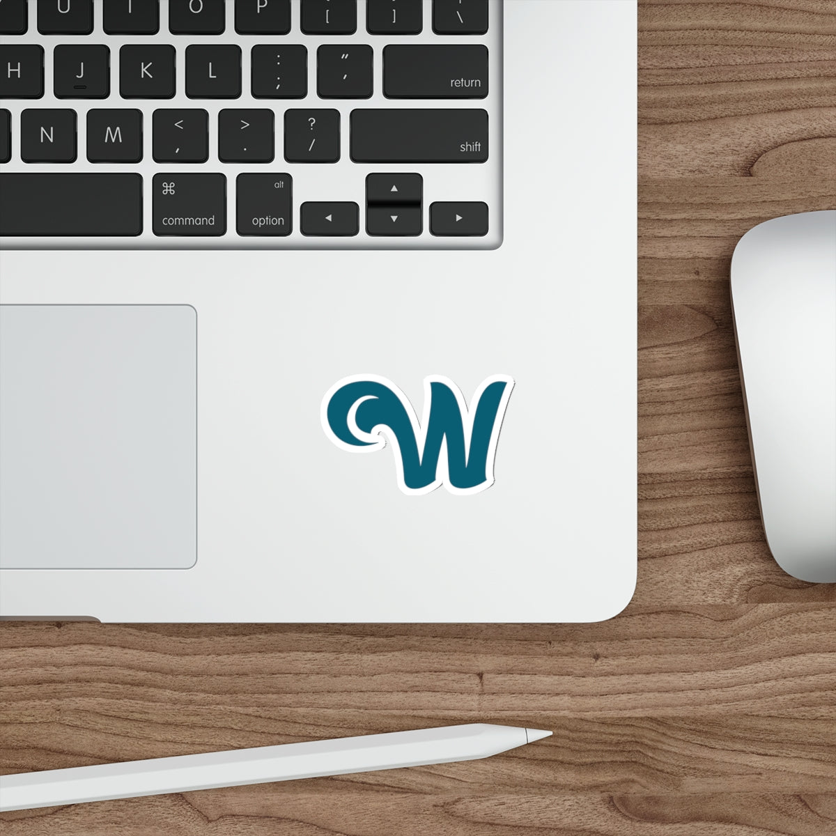 Wanderlust "W" Die-Cut Sticker