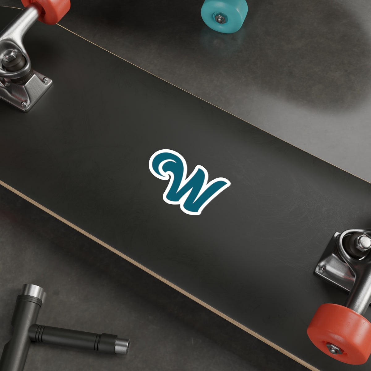 Wanderlust "W" Die-Cut Sticker