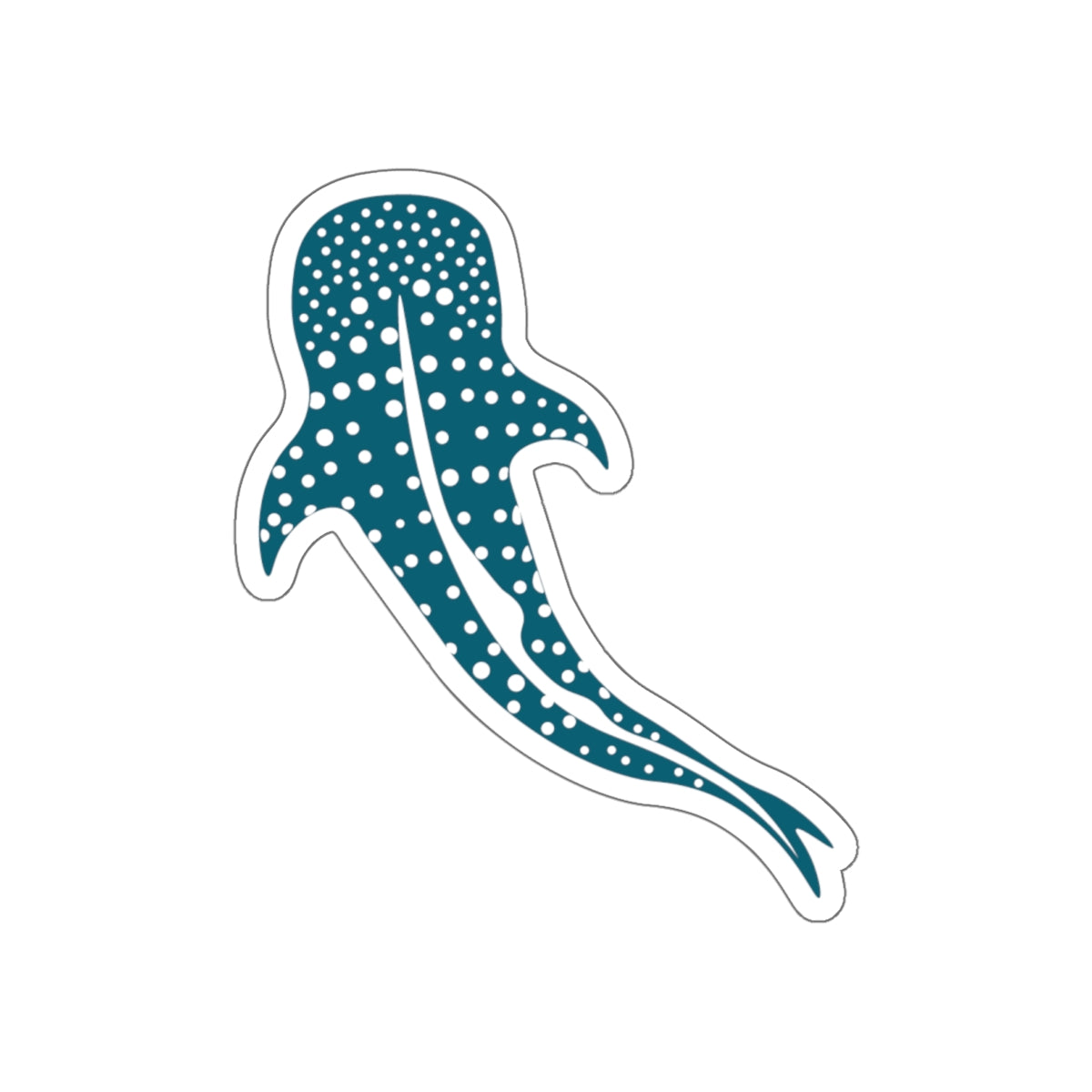 Wanderlust Whale Shark Die-Cut Sticker