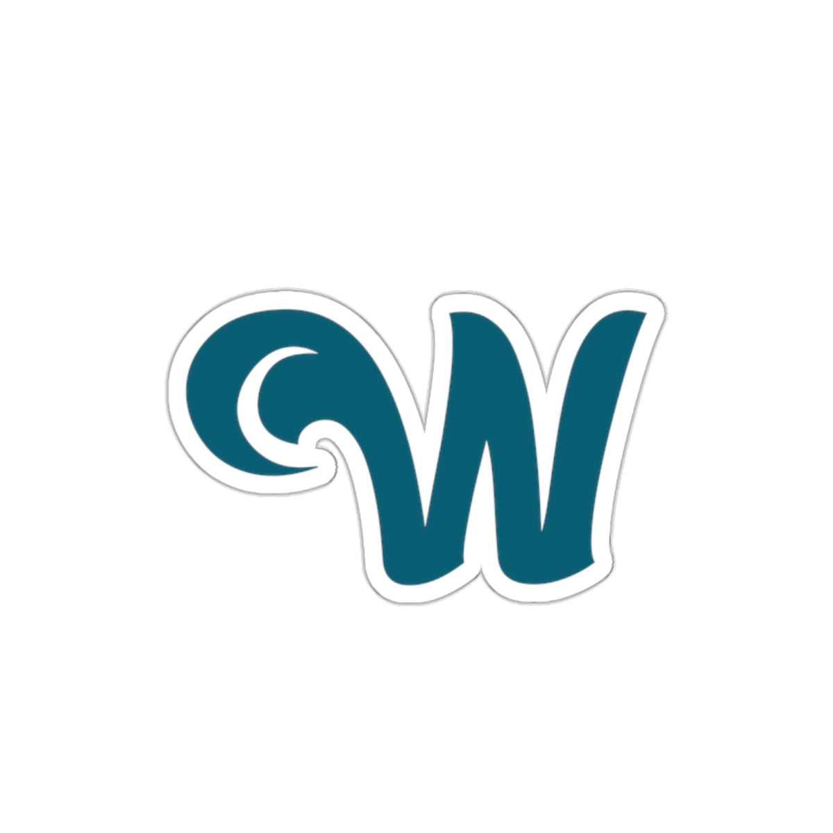 Wanderlust "W" Die-Cut Sticker