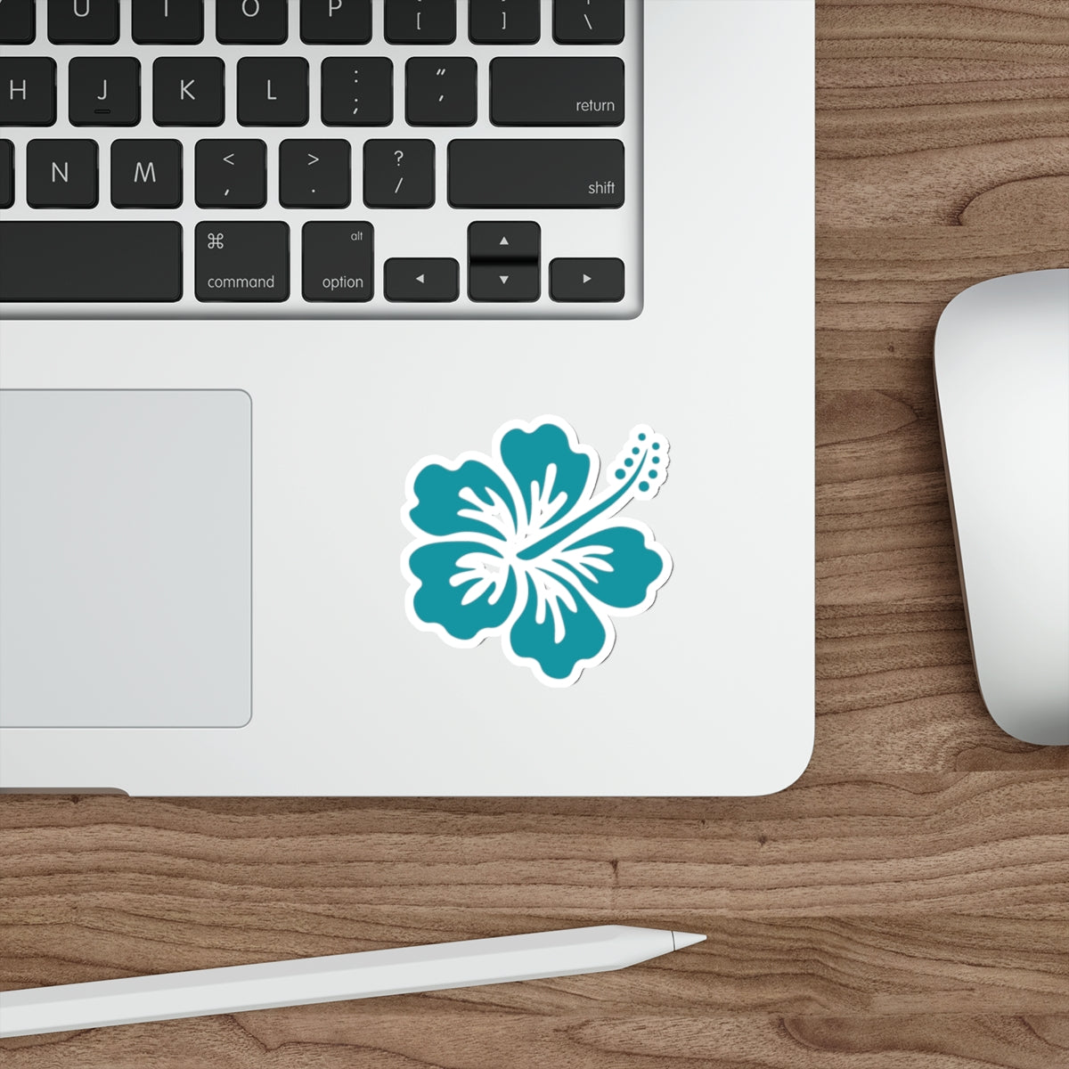 Wanderlust Hibiscus Die-Cut Sticker