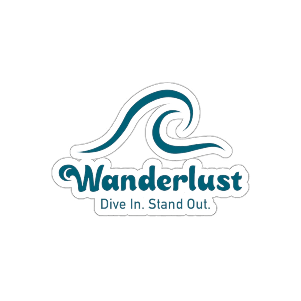 Wanderlust Die-Cut Sticker