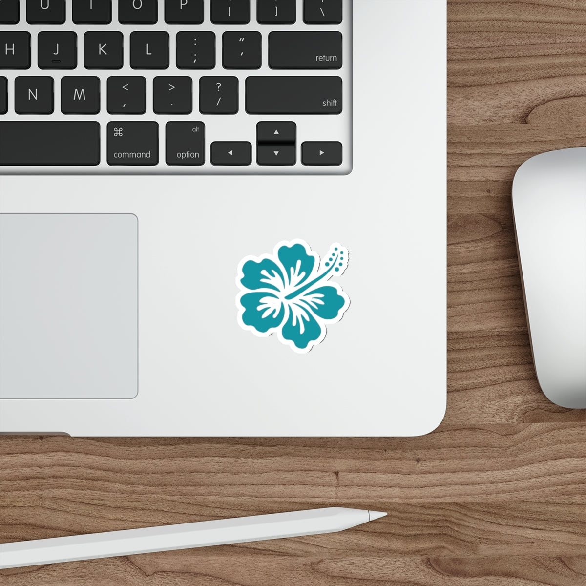 Wanderlust Hibiscus Die-Cut Sticker